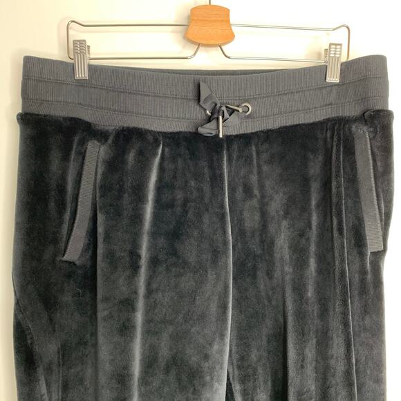 Athleta Recovery Cozy Jogger Pull On Black Velour Pull on Pants Womens XL - Picture 12 of 16